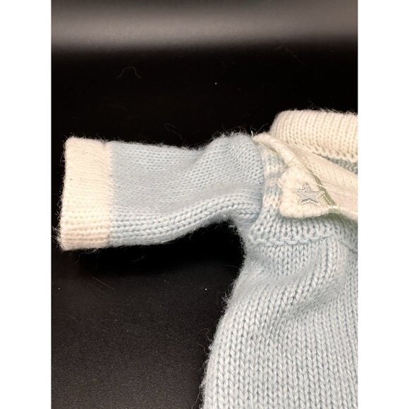 CPK Cabbage Patch Kids Vtg Baby Bean Butt BBB Blue Knit Sleeper Outfit RARE-1 - Picture 6 of 13